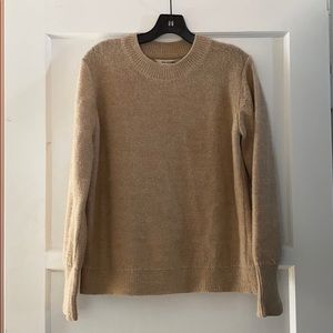Won Hundred crewneck camel sweater